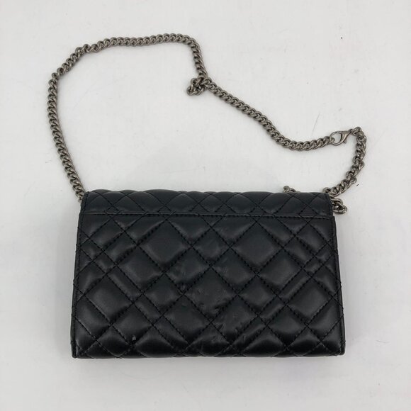Kurt Geiger Black Classic Shoulder Bag | Silver Hardware - Picture 3 of 7